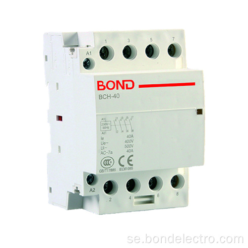 BCH-40 4P 40A Auto Modulär AC-kontaktor